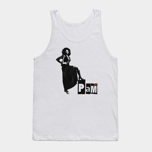 Retro PAM GRIER Tank Top by DudiDama.co